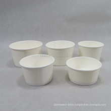 Disposable Biodegradable Takeaway Shallow Kraft Packaging Cup Bowl